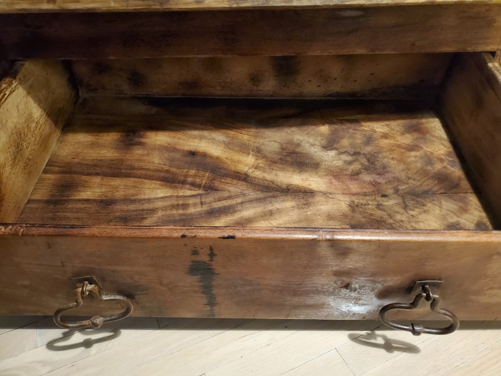 Rustic Door Trunk coffee Table With Drawer