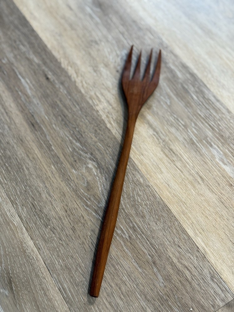 Large Wood Serving Fork