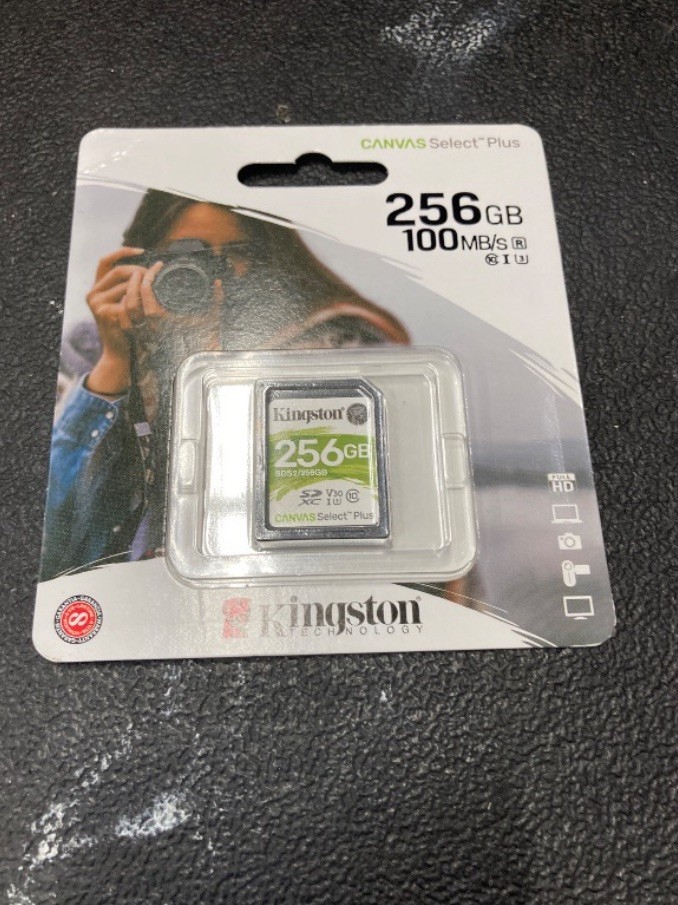 Kingston Canvas Select Plus 256GB Memory Card