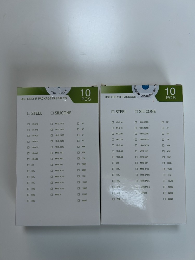 10Pcs Tattoo Needles Cartridges Permanent Makeup with Membrane Prevent. Pac