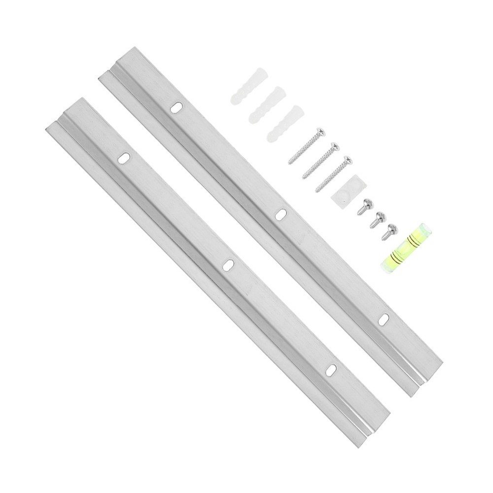 2 Sets Non Trace Picture Hooks Wall Mounting Interlocking Brackets