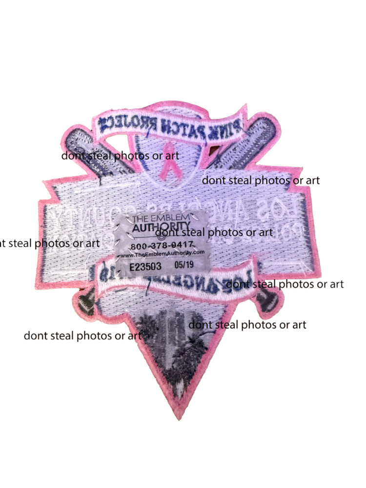2019 pink patch project dodger baseball patch