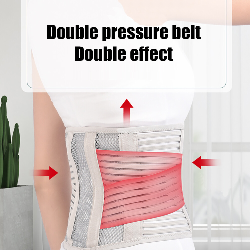 Abdominal Binder Hernia Belt Waist Compression Umbilical Bandage Back Support XL