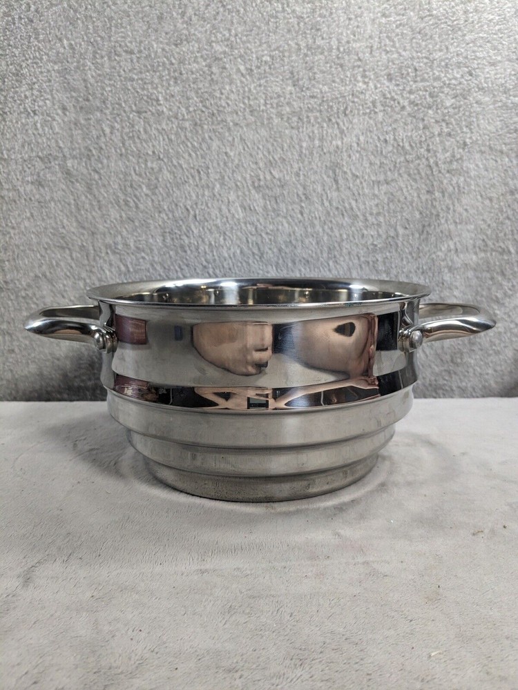 Stainless Steel Step Down Strainer 6" - 8" Diameter Double Handles