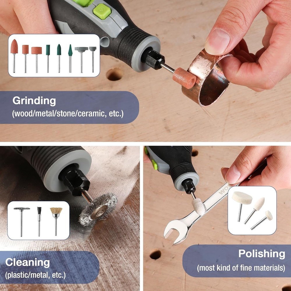530-Piece Rotary Tool Accessory Kit, Rotary Tool Bits for Easy Cutting,