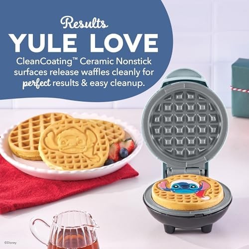 Mini Stitch Santa Holiday Waffle Maker