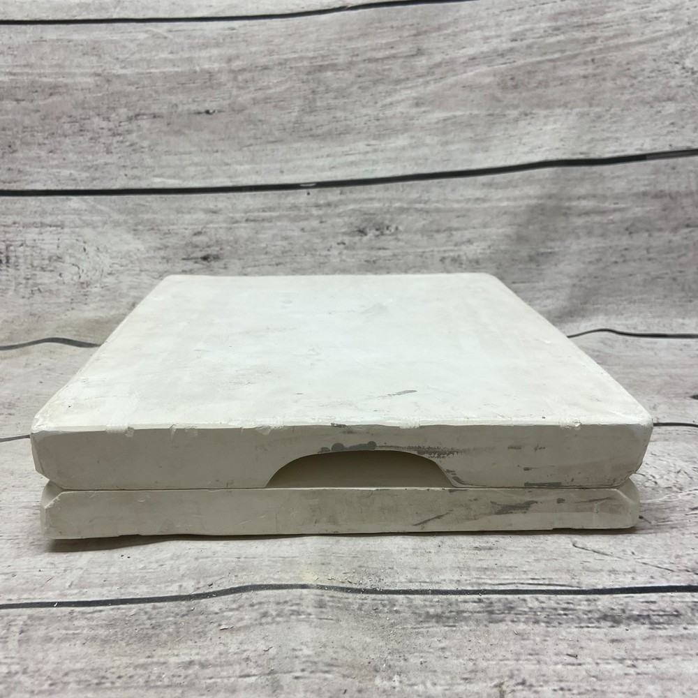 2003 Boothe Mold Ceramic Casting Mold Round Trivet Wine Caddy #1798