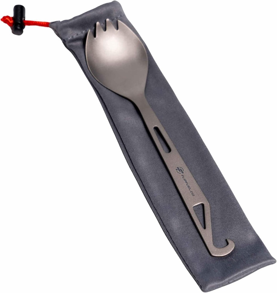 Titanium Spork – Ultralight Spoon Fork for Camping