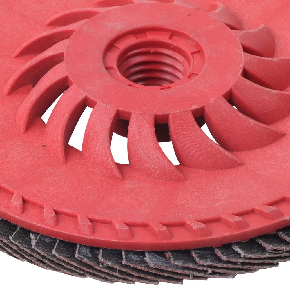 10 PCS Type 29 Ceramic Grain Flap Sanding Discs 4-1/2" x 7/8" 80 Grits