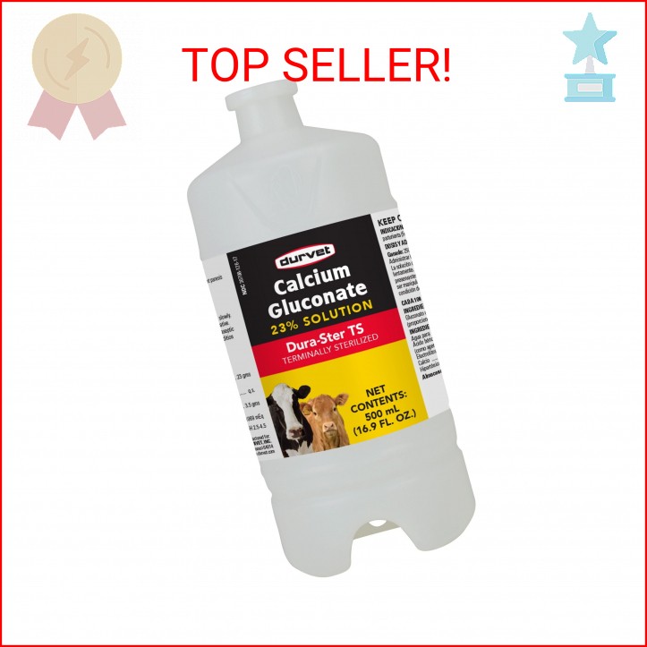 Durvet Calcium Gluconate 23 Percent Solution