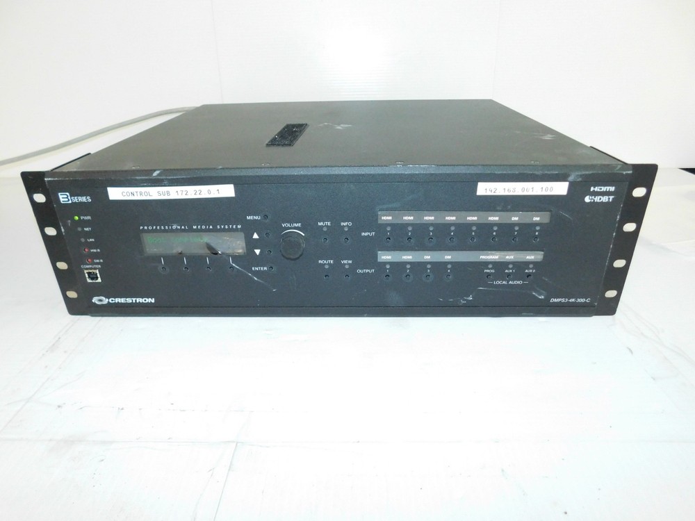 CRESTRON DMPS3-4K-300-C PRESENTATION SYSTEM (PQY49)