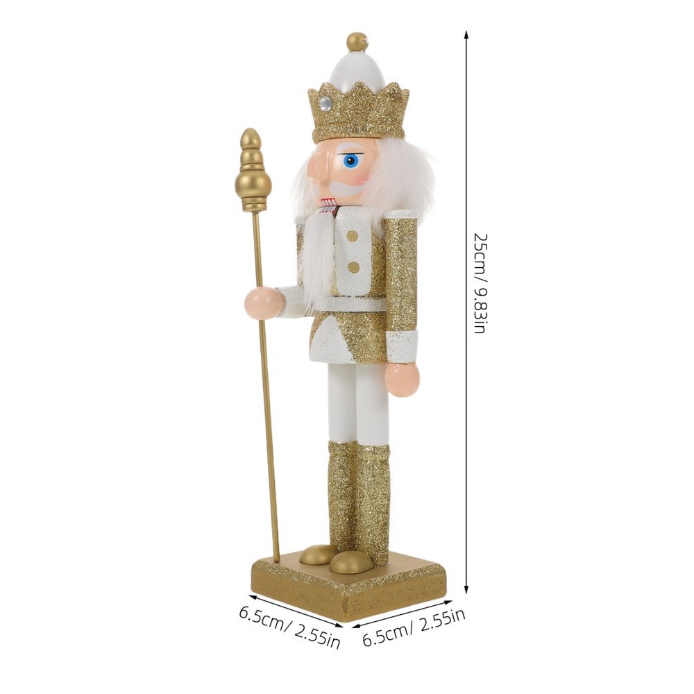Nutcracker Statue Holiday Figures Christmas Fireplace Decoration
