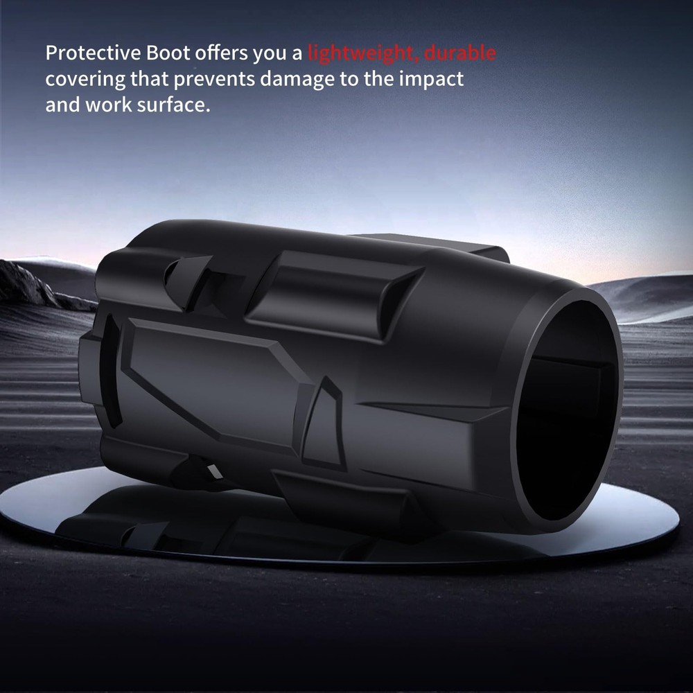 ISDOHS Mid-Torque Impact Rubber Protective Boot 49-16-2960 3/8" Black