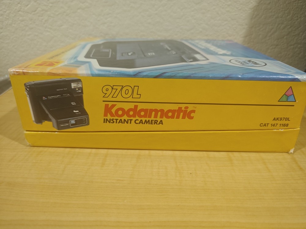 1982–1986 Kodamatic 970L Instant Camera Electronic Flash Untested Vintage