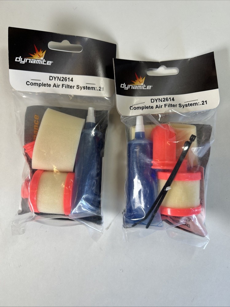 Brand New Dynamite Complete Turbo Flow Air Filter System: .21 [DYN2614]