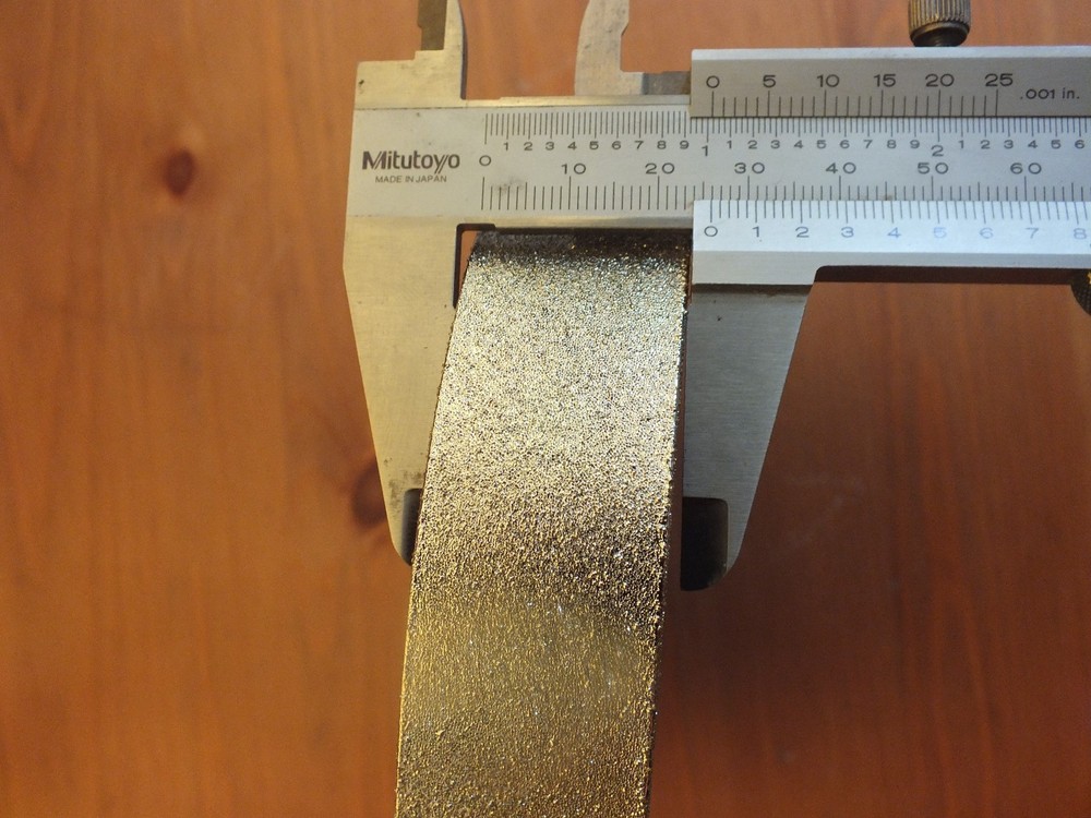 TechDiamondTools Cabochon Diamond Lapidary Flat Wheel; 8" by 1" Width