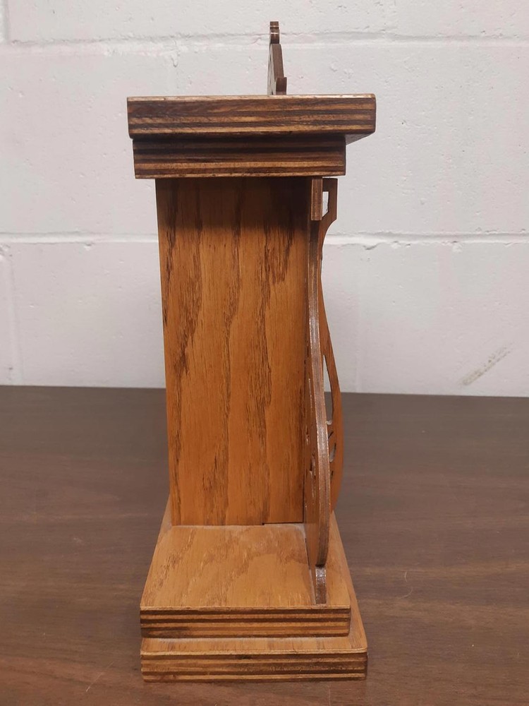 Vintage Handcrafted Wooden Clock