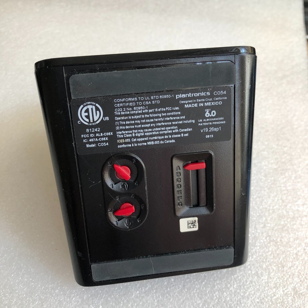 Plantronics C054 CS540 Wireless Headset Charging Base
