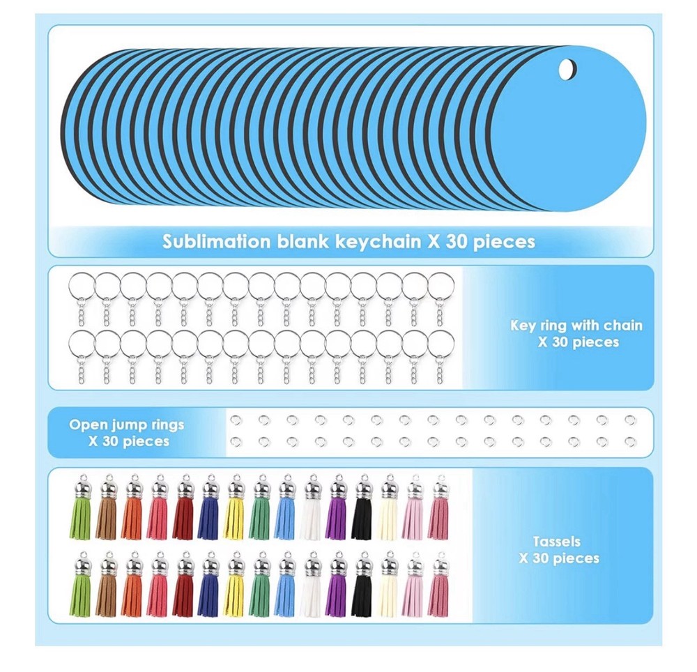120 Pieces HtvRont Sublimation Blanks