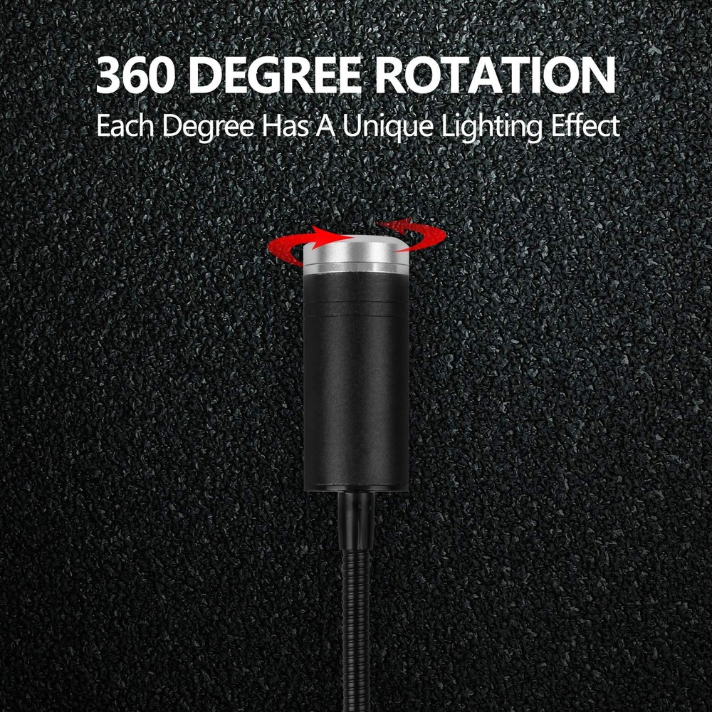 USB Star Light Sound Activated, 3 Colors + 9 Functional Modes, Aevdor Blue