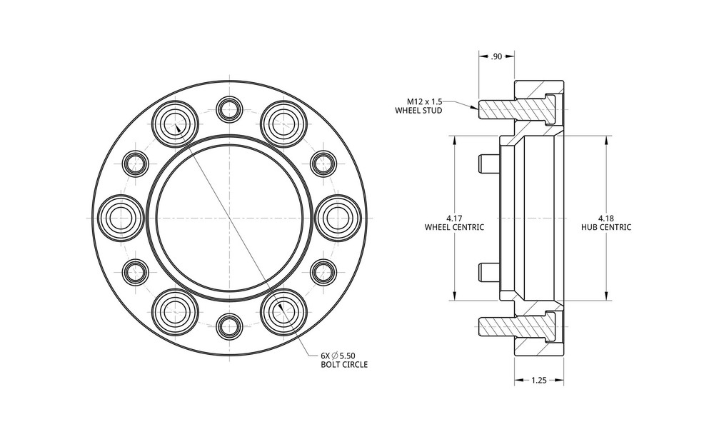 Spidertrax WHS007 Black Wheel Spacer Kit