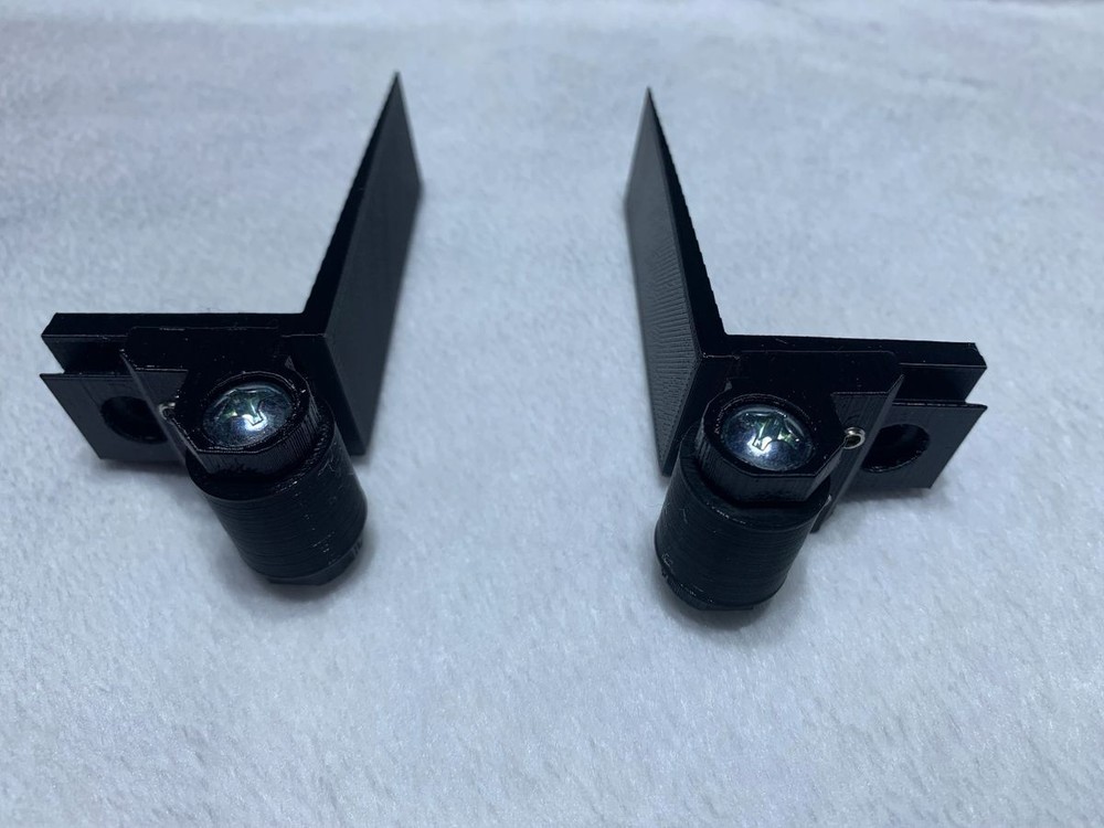 The Adjustable Pocket Door Guide (Black)