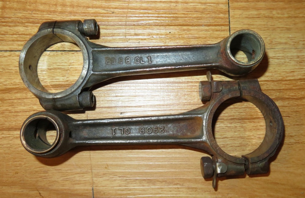 Two Vintage Johnson P-50 Outboard Connecting Rods