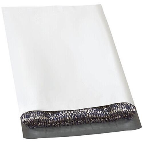 500 White Poly Mailers 12x15 1/2 Self-Seal