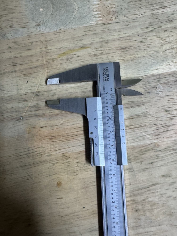 Central Tool Company Vernier Caliper & Case