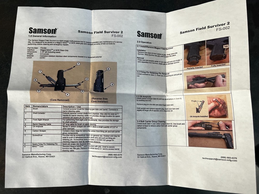 Samson Field Survivor