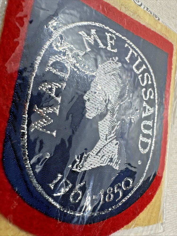 Vintage Souvenir Patch: Madame Tussaud