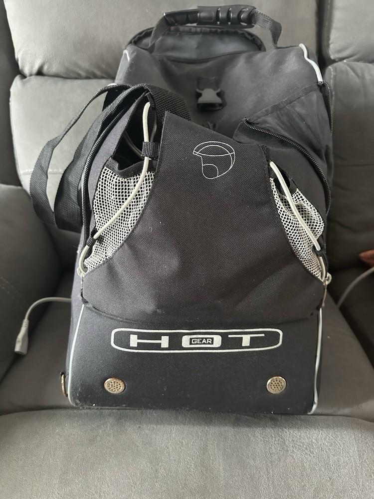 HEATED Ski Boot bag by Hot Gear. With Strap. Car lighter adapter.
