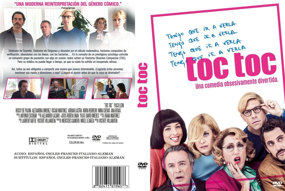 PELICULA ESPAÑOLA, TOC TOC , 1 DVD/BOX , 2017
