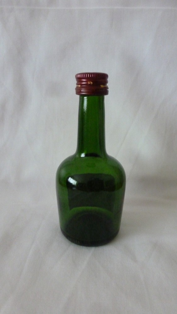 miniature Courvoisier Cognac bottle