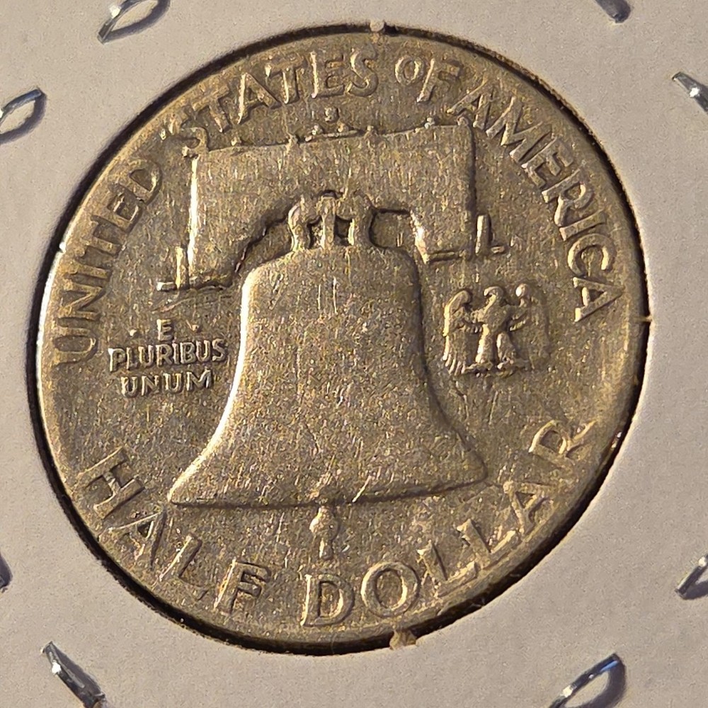 1949-S Franklin Silver Half Dollar In Fine Condition