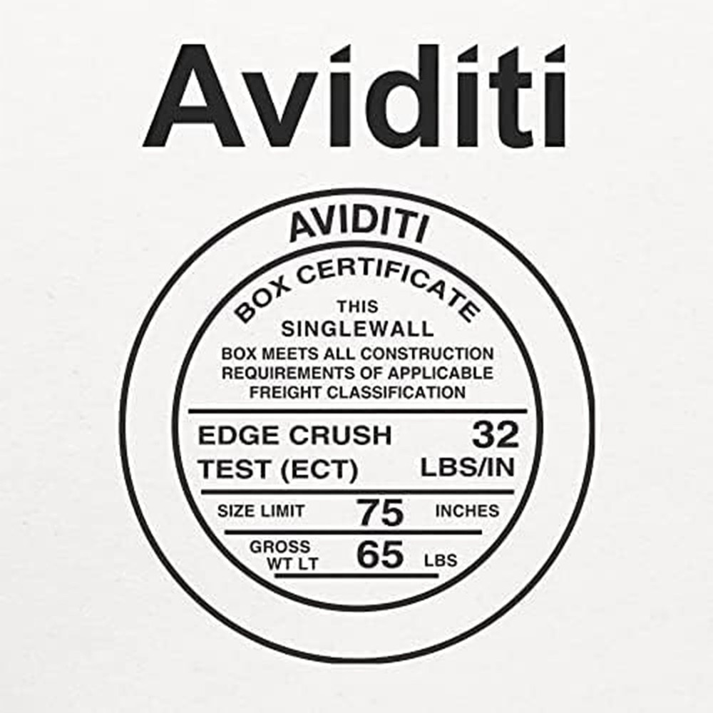 Aviditi White Corrugated Cardboard Mailing Boxes, 9x6x3" 50-Pack White,