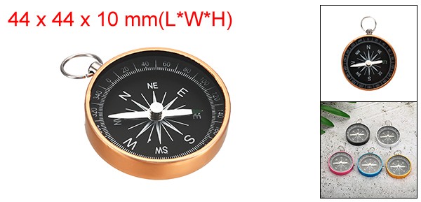 1Pcs with Key Ring Pocket Compass Navigation Compass