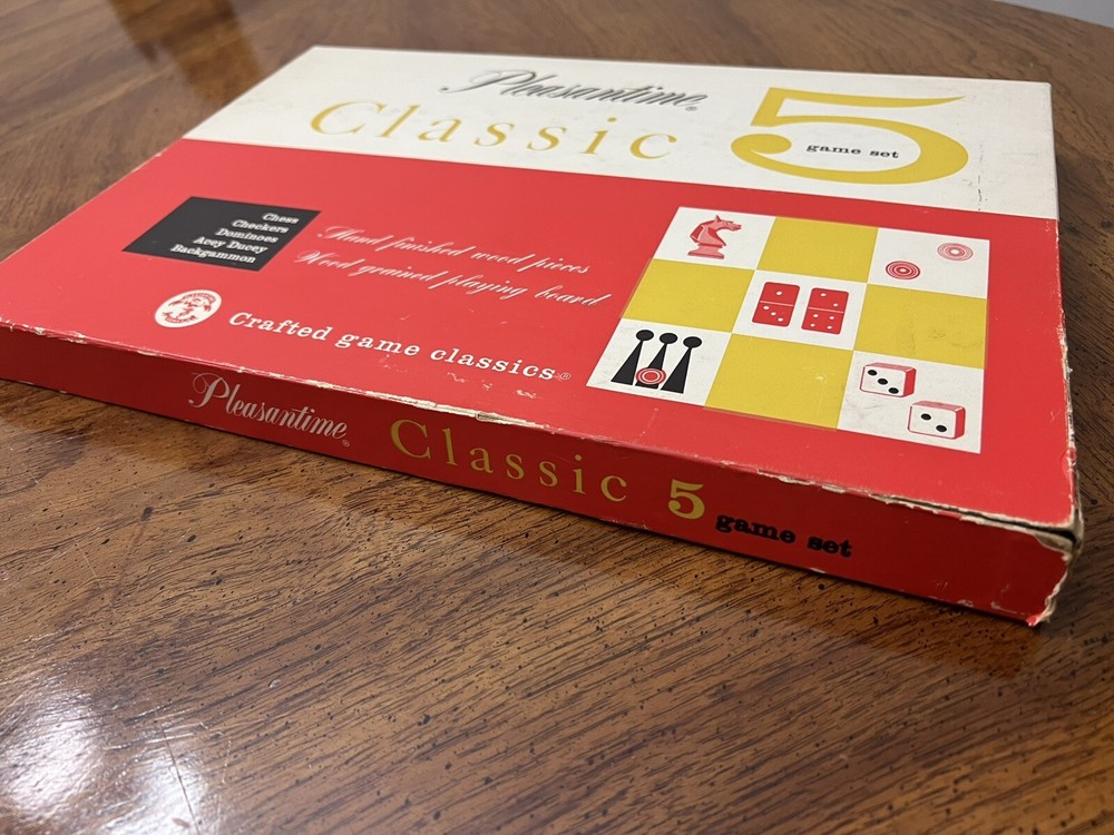 Vintage Pleasantime Classic 5 Games Set
