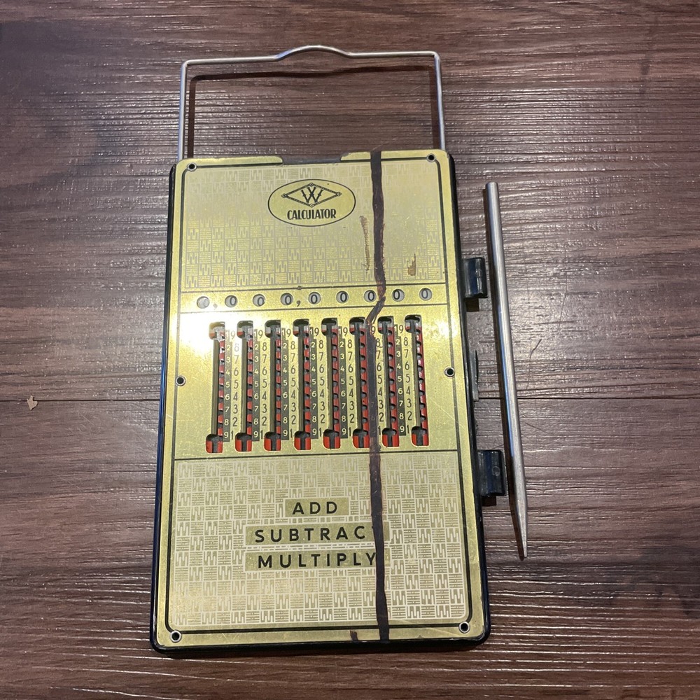 Vintage Manual Calculator