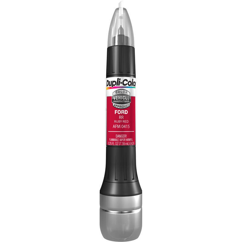 Duplicolor AFM0415, Scratch Fix Paint Pen for Ford RR Paint Code, Ruby Red