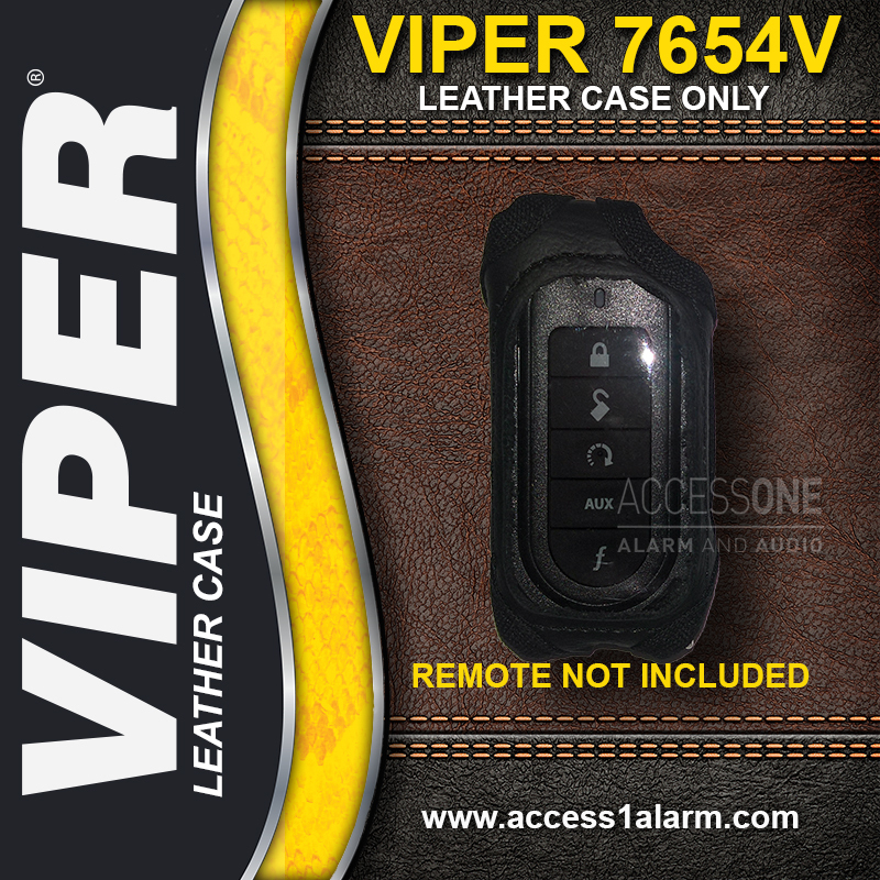 Viper 7654V High Quality Leather Remote Control Protective Case For Viper 5501