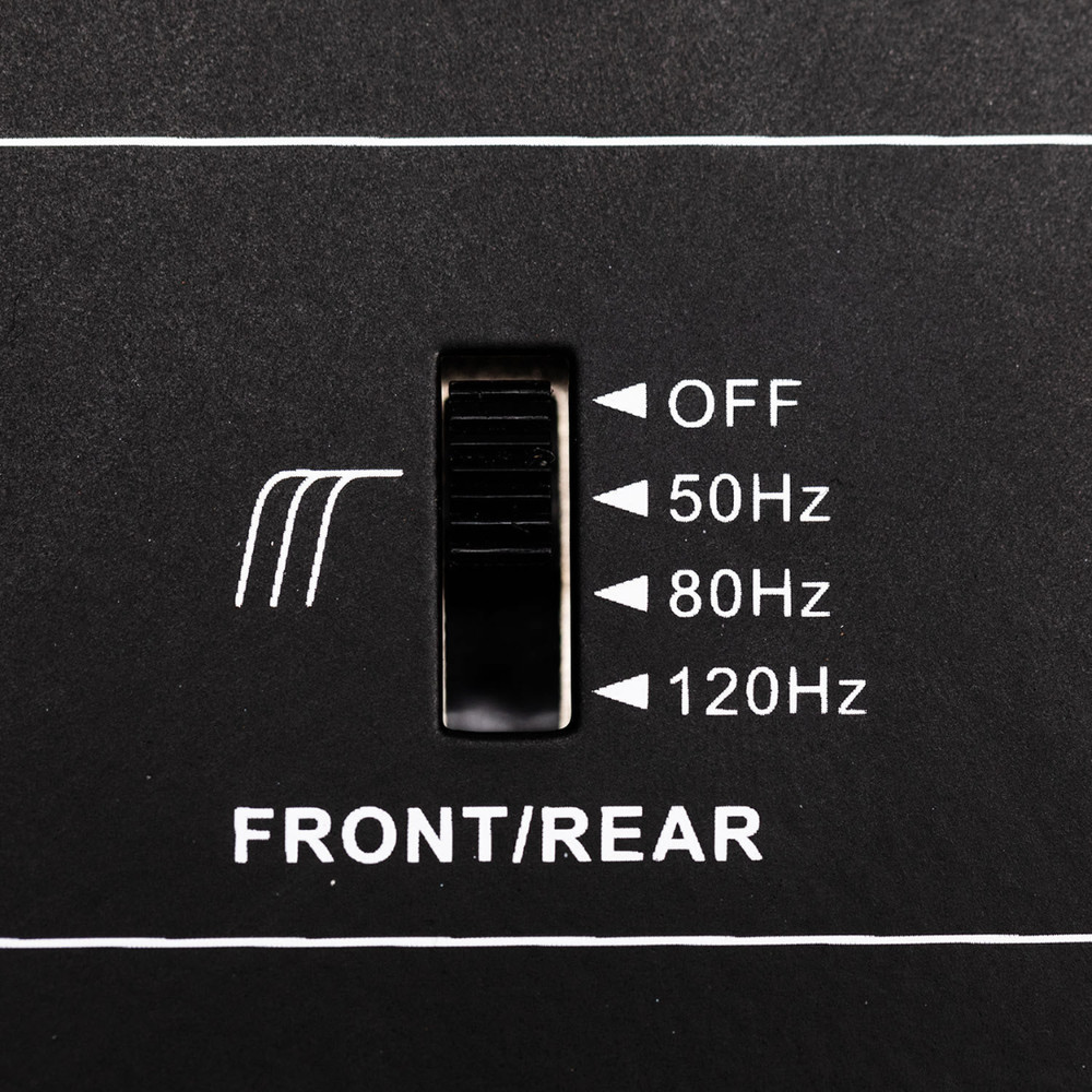 Hifonics HFEQ-2 1/2-DIN 4-Band Pre-Amp Equalizer w/ Front/Rear Active Crossover
