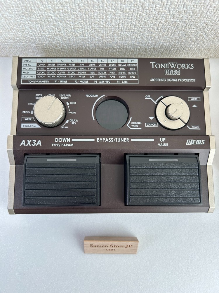 KORG ToneWorks AX3A MODELING SIGNAL PROCESSOR Used Tested working w/box, manual