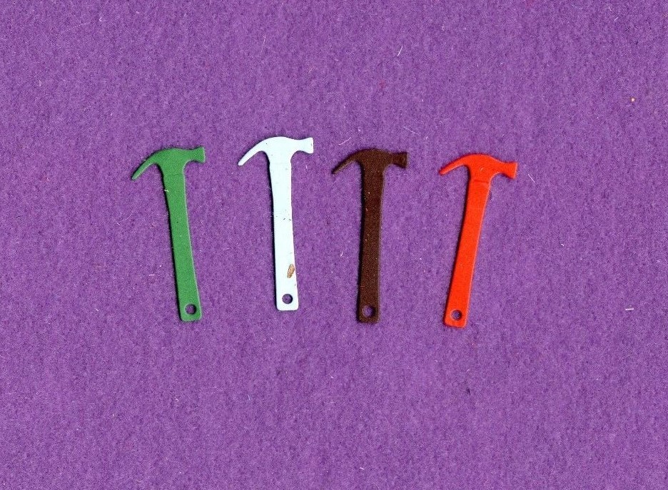 TOOLS HAMMER die cuts cards scrapbooking
