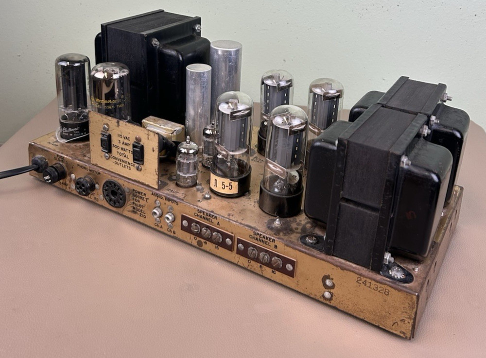 PILOT SP210 PREAMPLIFIER / 260 STEREO AMPLIFIER RESTORED