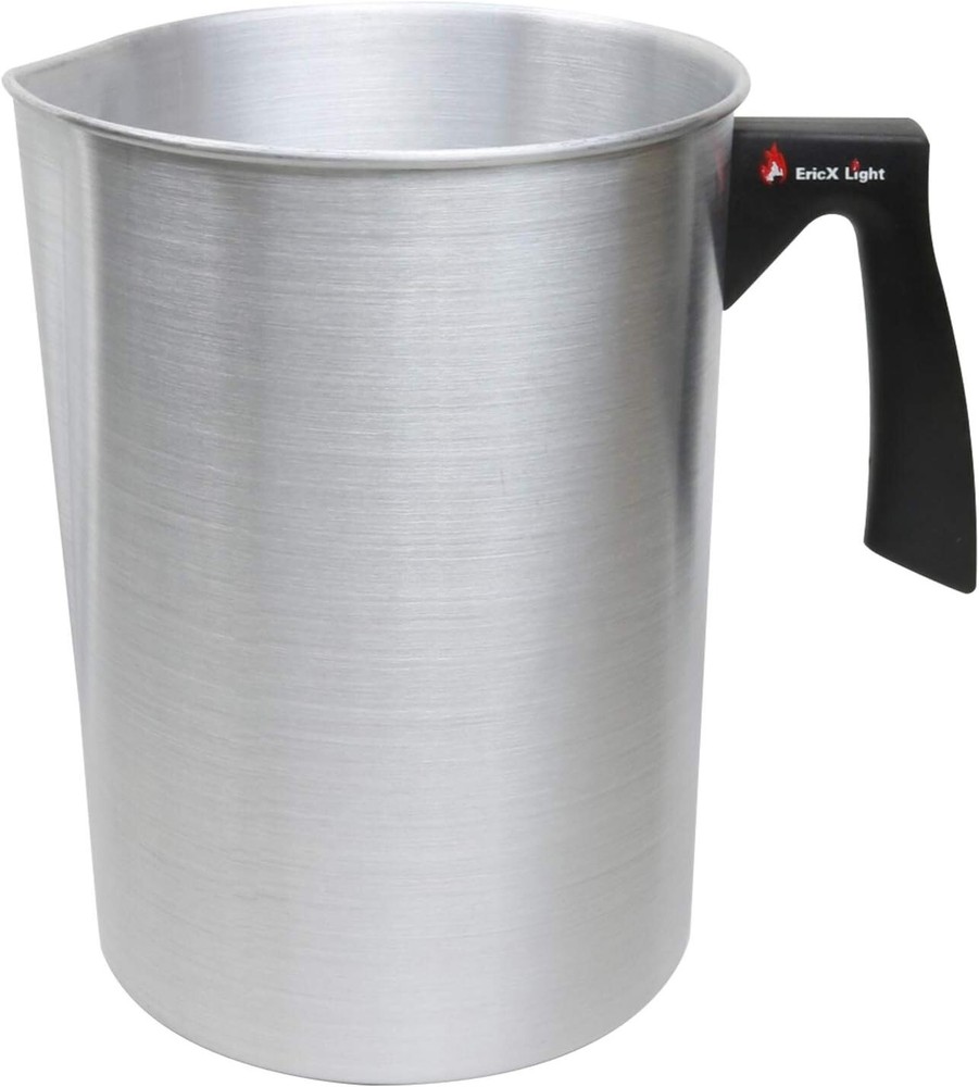 DIY Candle Making Pot - 4 lbs Dripless Pouring Pitcher with Nonstick Interior