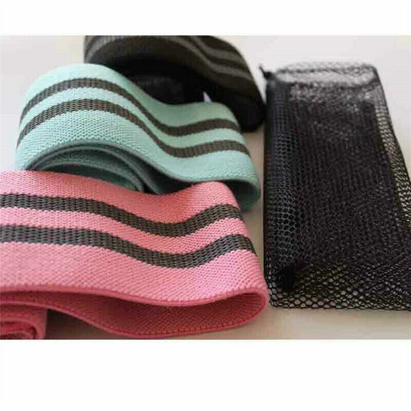 Hip Pull Belt Glute Circle Strength Training Bands Resistance Non Slip 3pcs/kit