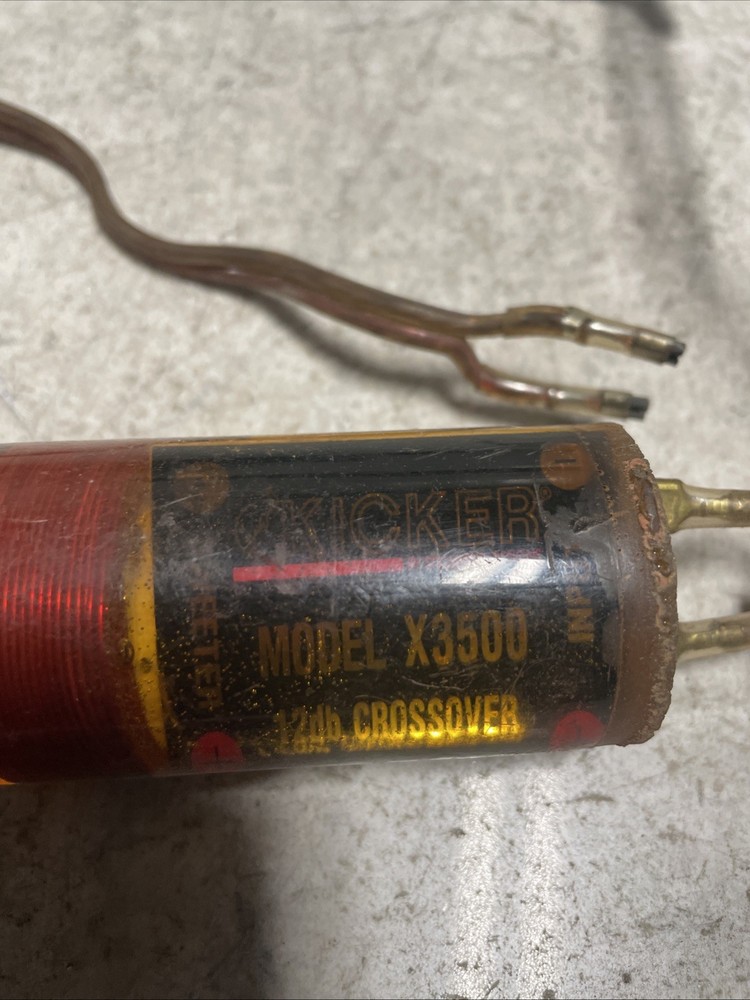 kicker model X3500, 12 db crossover