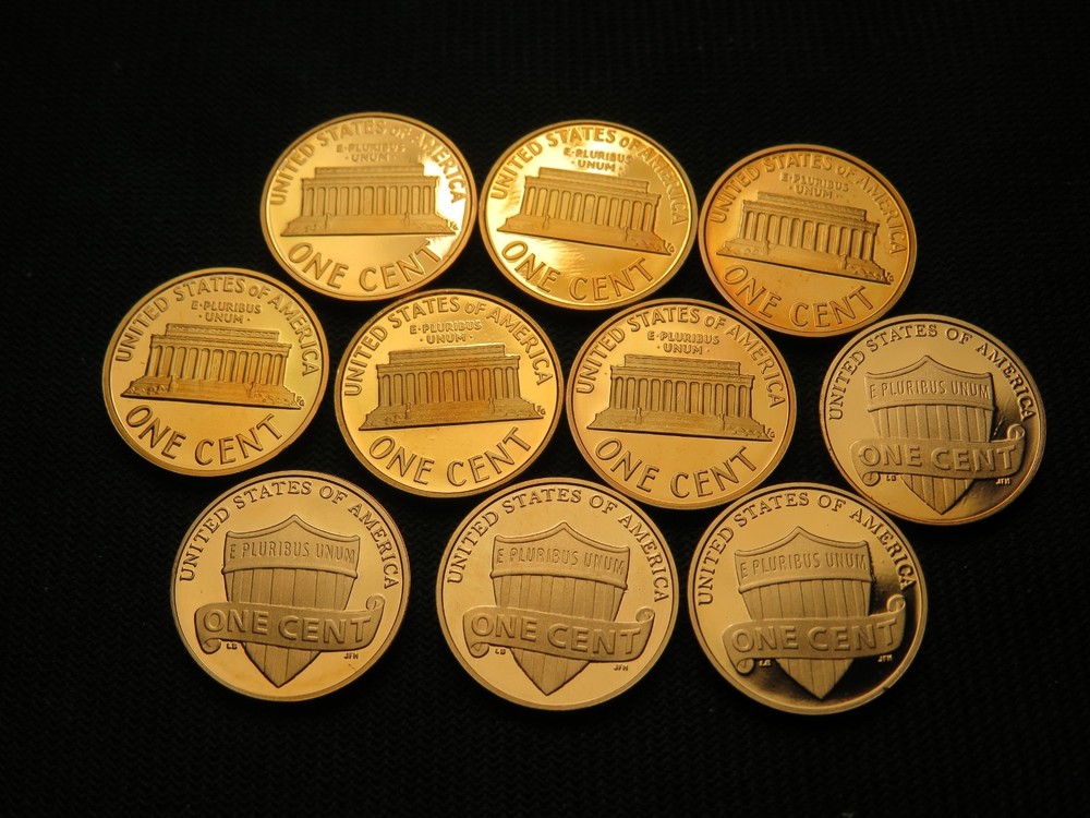 2003 2004 2005 2006 2007 2008 2013 2014 2015 2016 Proof Memorial & Shield cents