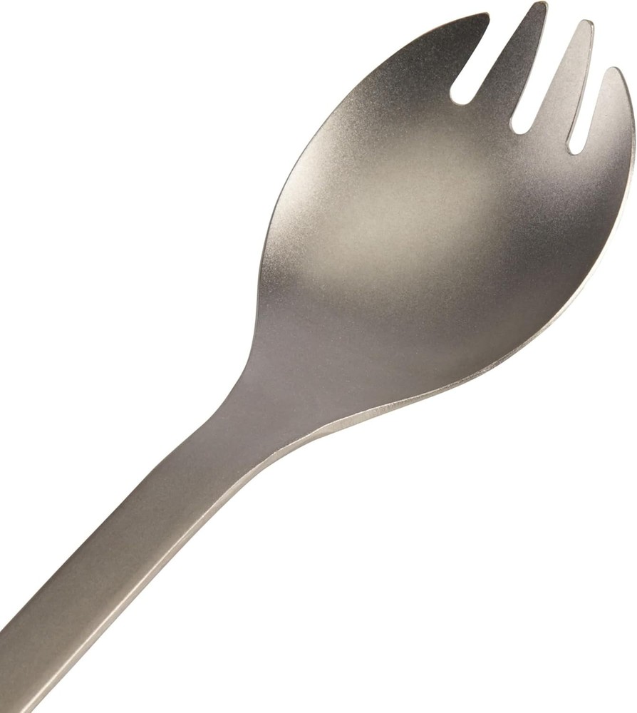Durable Camping Spork in Anodized Titanium